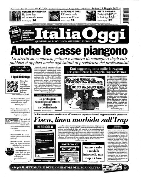 Italia oggi : quotidiano di economia finanza e politica